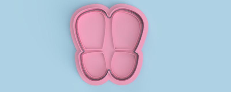 Footprints cookie cutter (footprints cookie cutter)