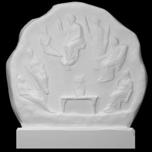 Votive relief with a Gathering of Gods in a Grotto Sanctuary