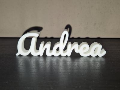 Andrea Name Sign Display Decor