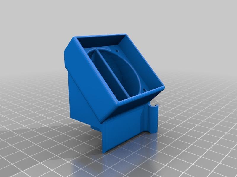 CR-10 / Ender Hotend Cover For Stock Fans/ Adapter 40x40