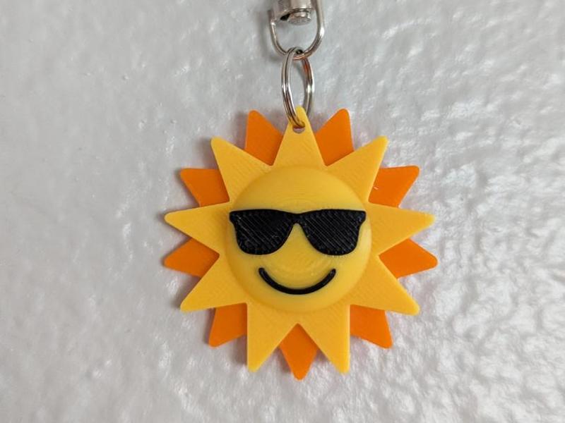 Sun Keychain