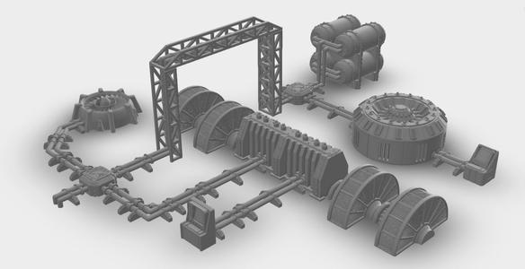 Wargaming compatible Terrain - Pipelines