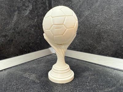 Football cup for hand coloring