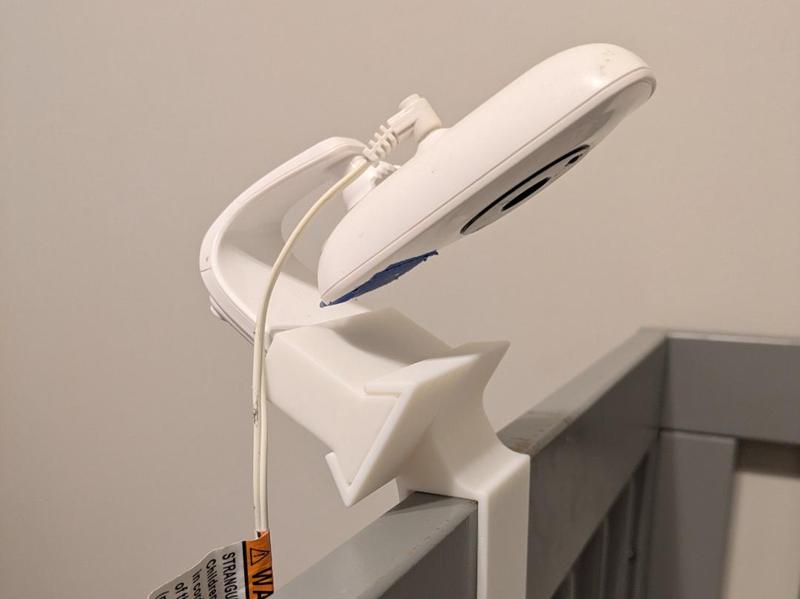 HelloBaby HB50 Video Baby Monitor Crib Adapter v2