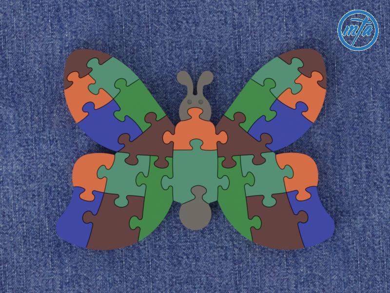 puzzle butterfly