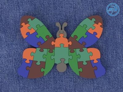 puzzle butterfly