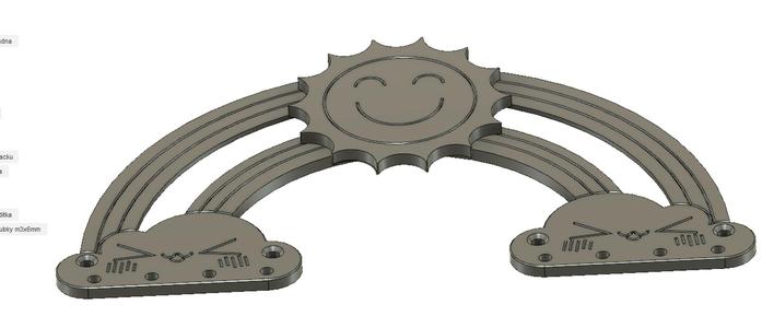 Sun and clouds - interactive toy