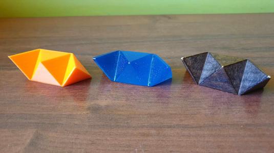 First stellation of the rhombic dodecahedron