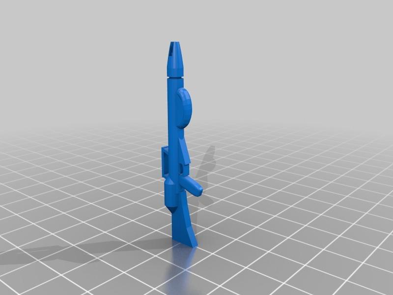 Zentradi Rifle for Matchbox 3 3/4" action figures