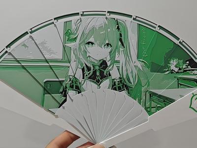Nahida Folding Fan Customizable Fan Surface genshin impact hand fan