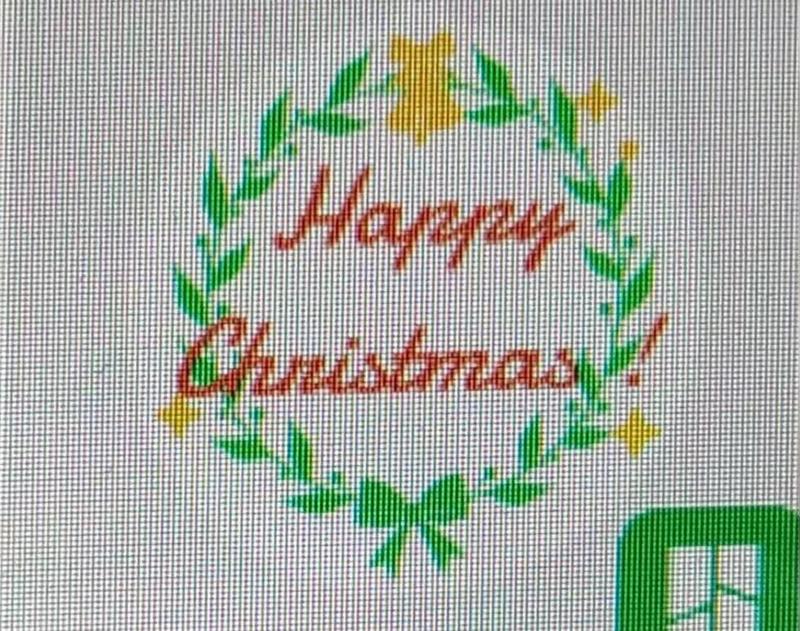 Merry Christmas Tag Badge