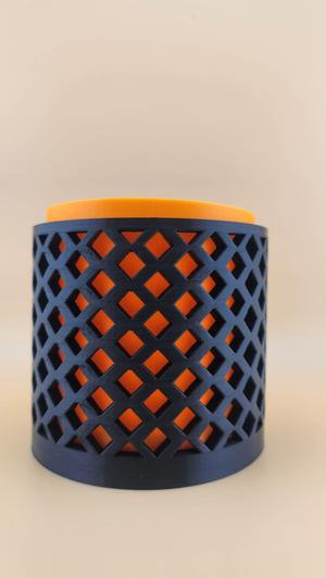 Multi-colour Planter/storage pot with dividers