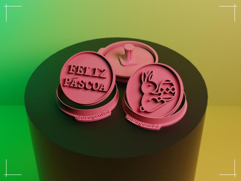 Cortador de Biscoito - Coleção Pascoa 32 Cortadores  (Biscuit Cutter - Pascoa Collection 32 Cutters)