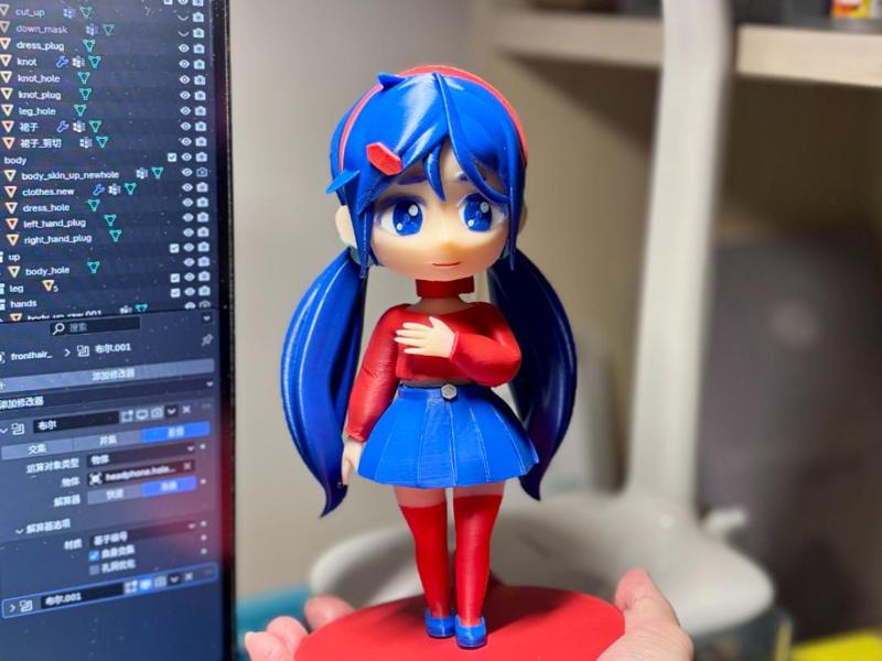 Mini Mita | Mita | Q-Version Figurine | Multicolor Print