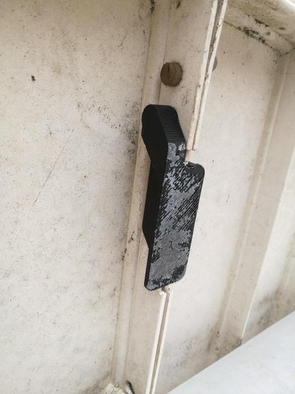 Clip for a garden table