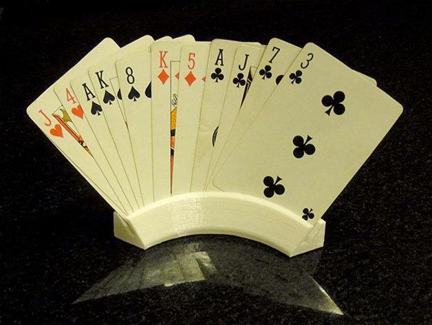 Playing Card Holder - Holds Your Cards For You While You Play!