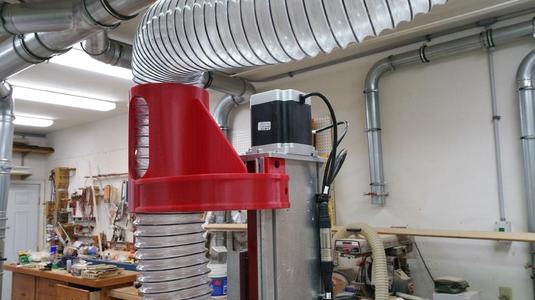 CNC Dust Collection Hose Guide