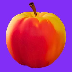 Two-Tone Red and Yellow Apple