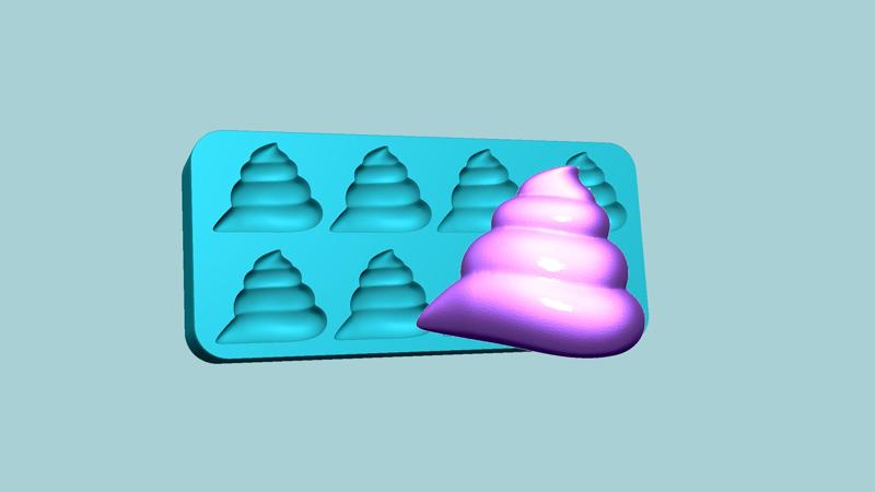 Jelly Candy Poop Molding - Gummy Mould