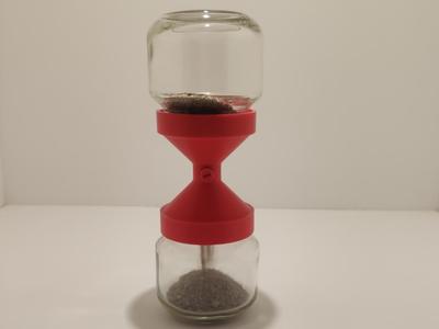 Adjustable Hourglass Recycling Jars