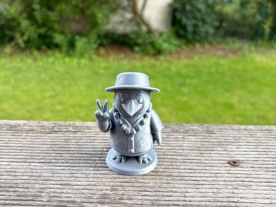 Summer Penguin with Peace