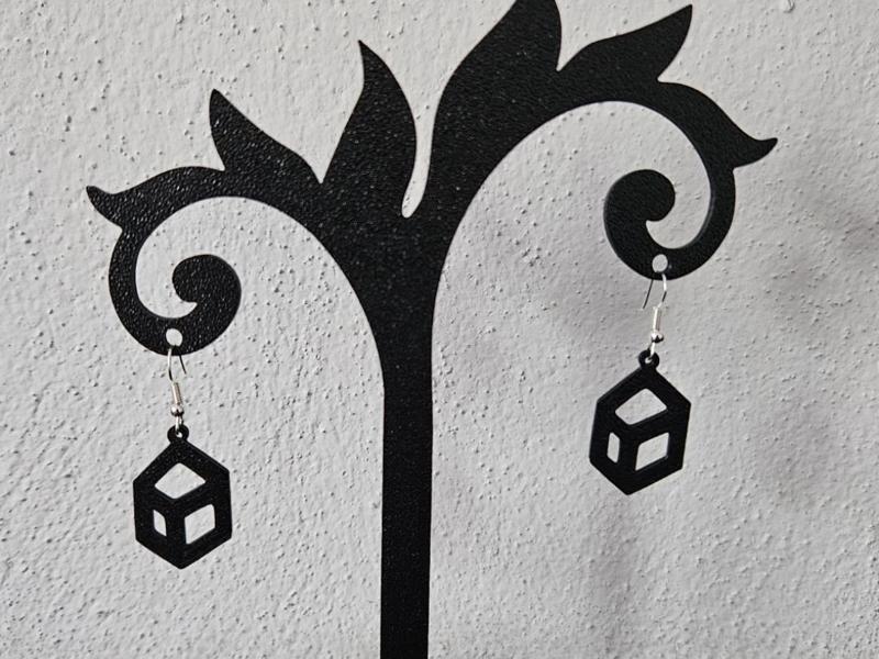earrings cube