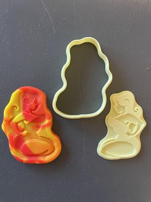 Burlesque dancer cookie cutter