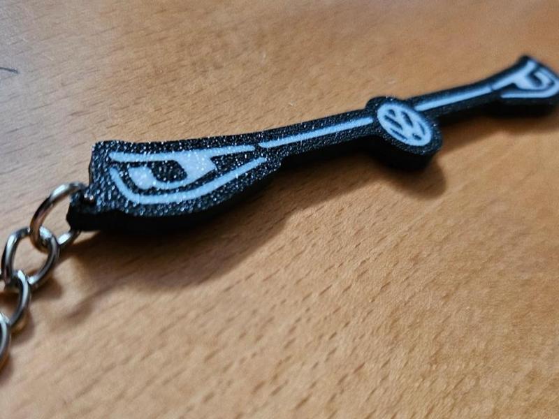 Volkswagen ID headlight keychain