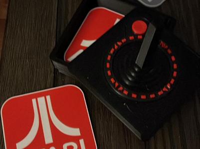 Atari Joystick Box/Coasters