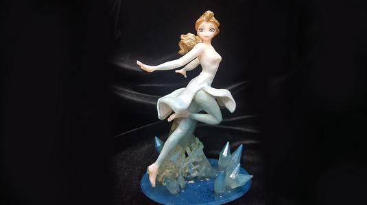 ELSA ICE DRESS FOR 3D PRINT