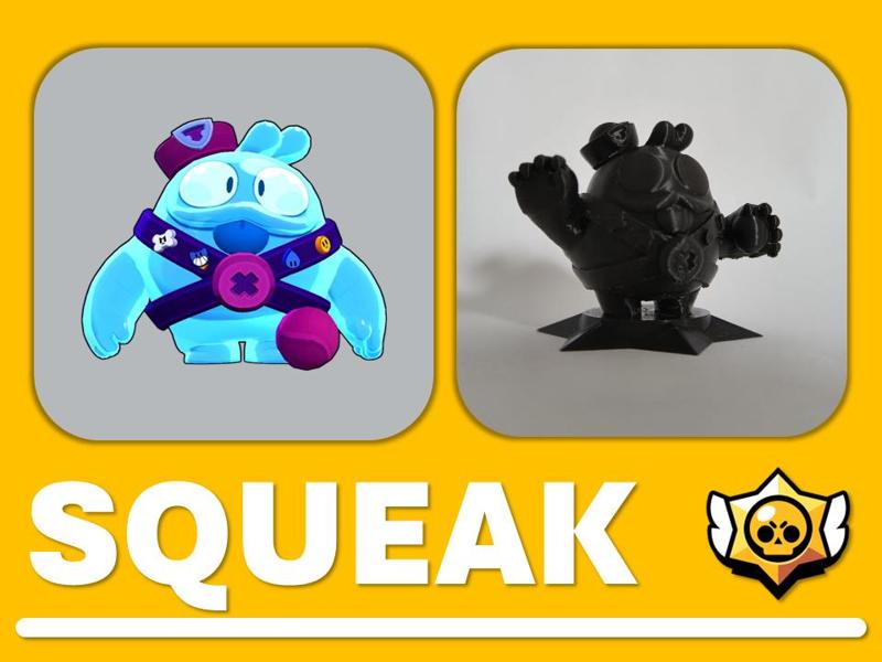 Squeak brawl stars figurine