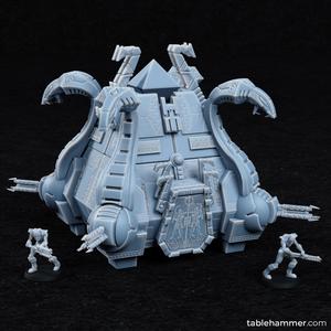 Uraeus Temple (scifi undead tomb obelisk vehicle)