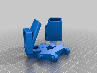 K280 dual fan parts cooling duct and effector