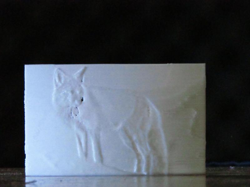 Lithophane Fox