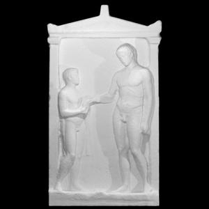 Marble tombstone from Delos