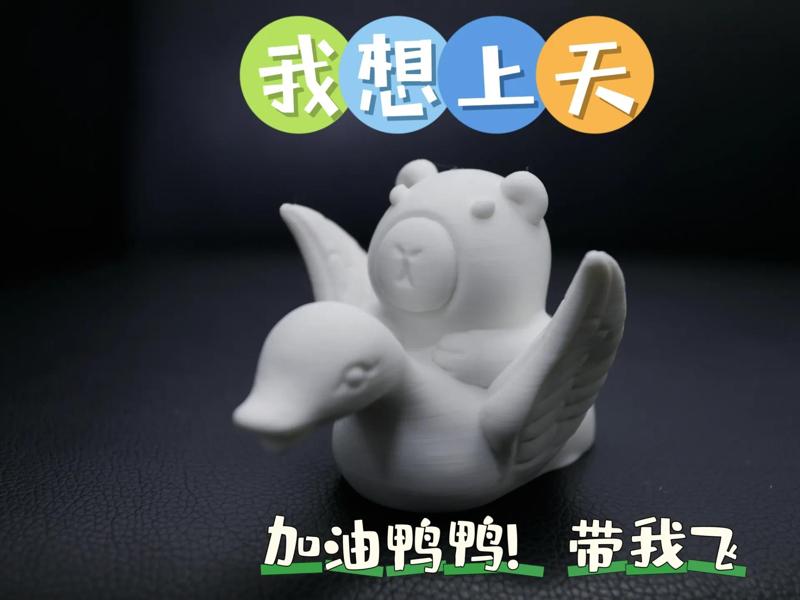 I want to fly, Capybara, come on!