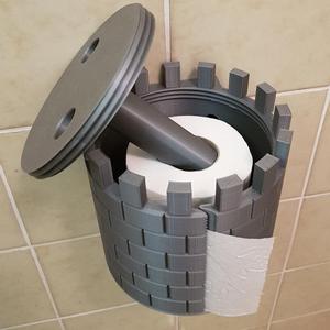 Castle toilet paper roll holder / Toilet paper roll holder