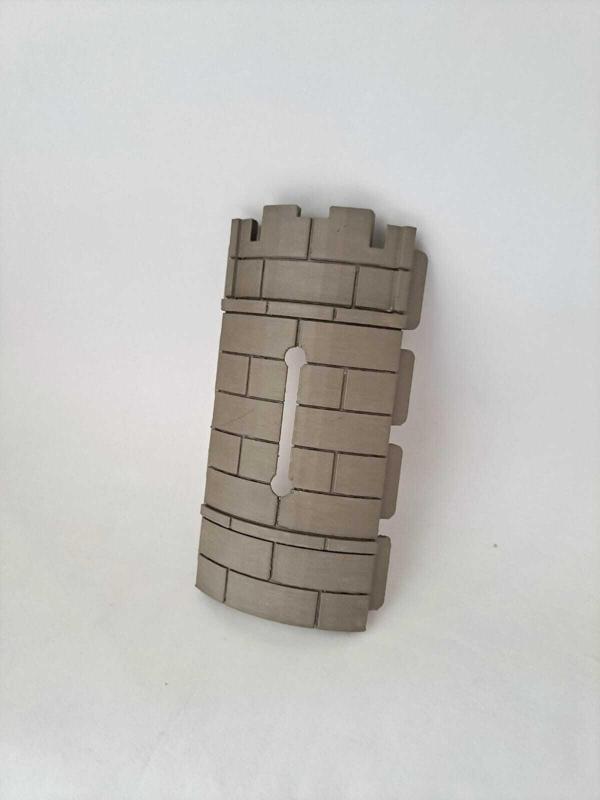 Steck Curved Wall with arrow slit, round tower from Playmobil 3666