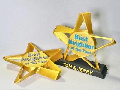Star-shaped Trophy