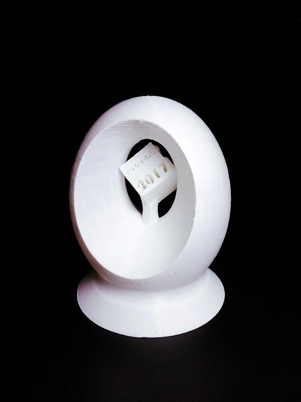 3D PI awards 2K17 trophy