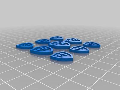 Keyforge Armor Token Remix +2