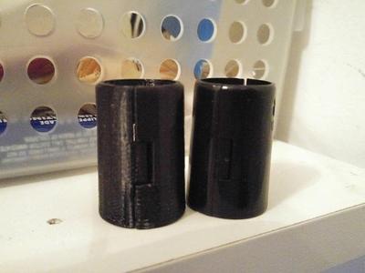 1" Single Plastic Split Sleeve replacement for Wire Shelving Posts