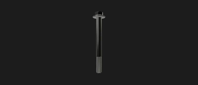 M12 ISO15071 hexagon head screw with flange 25-120mm