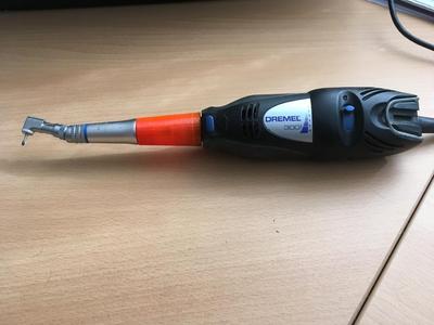 Dremel to NSk NAC handpiece adapter (porting tool)