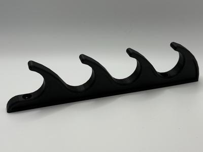 Fishing Rod Wall Rack (4 Rods) Updated