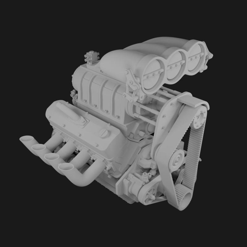 Chevy Big Block Drag engine