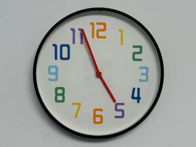 Colorful Digital Clock (Customizable Colors) (Compatible with kit-011)