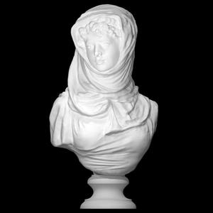 Fantasy Bust of a Veiled Woman (Marguerite Bellanger?)