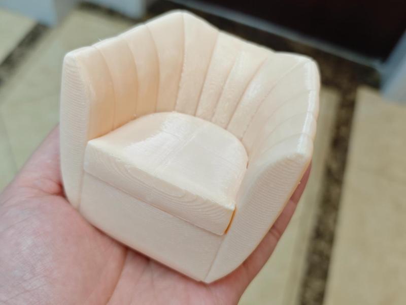 Retro miniature furniture sofa model miniature scene no supports