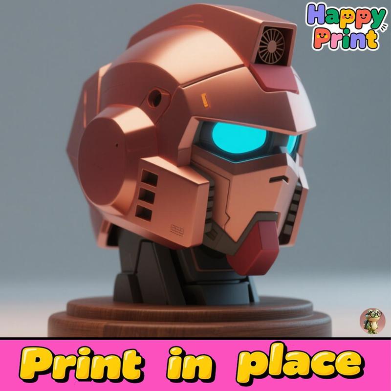 Mecha head sculpture,Gundam head sculpture